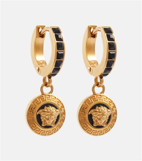 versace versus earrings|versace earrings medusa.